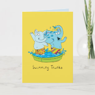 Elephant Cute Kids Card