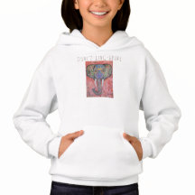 Elephant Dance Sing Shine Girls Hoodie