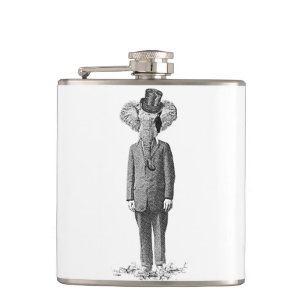 Elephant dandy hip flask