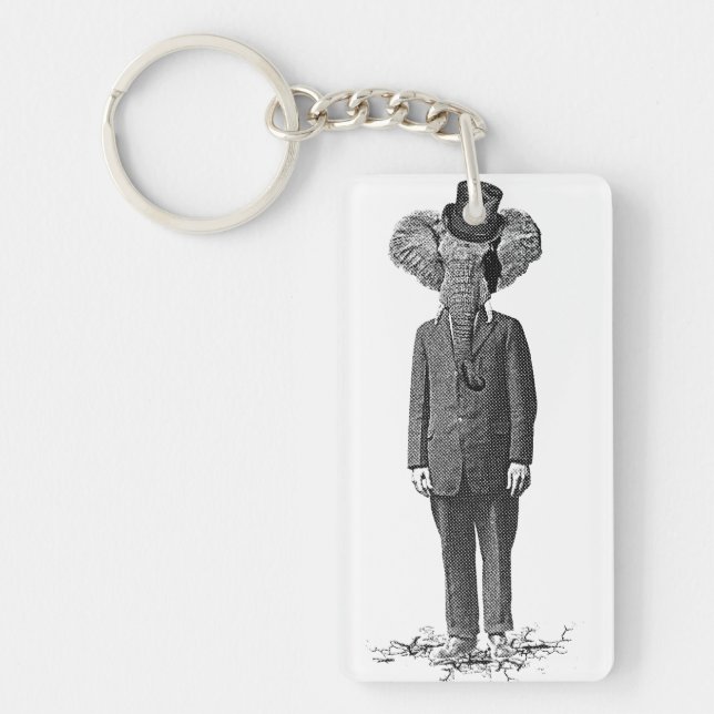Elephant dandy keychain (Front)