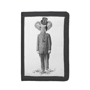 Elephant dandy tri-fold wallet