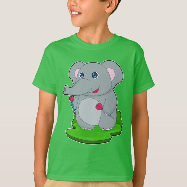 Elephant Darts Dart T-Shirt (Front)