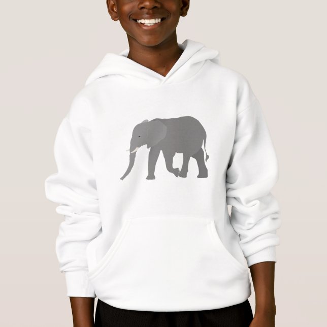 Elephant Design Hoodie (Front)