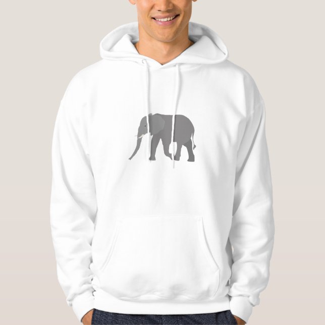 Elephant Design Hoodie (Front)