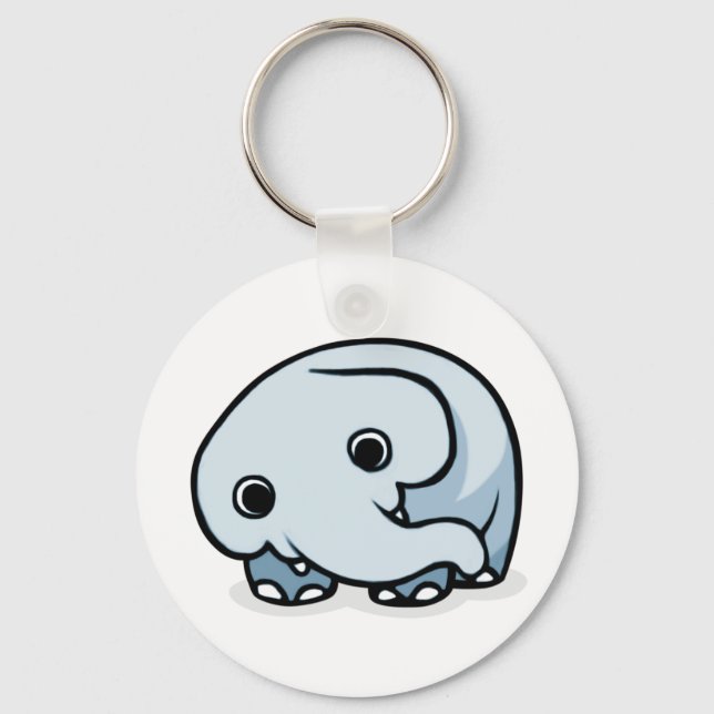 Elephant Design Keychain (Front)
