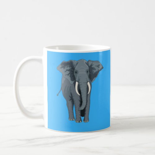 Elephant Design Mug 11 oz for elephant lover Coffee Mug