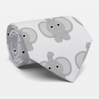 Elephant Design Neck Tie