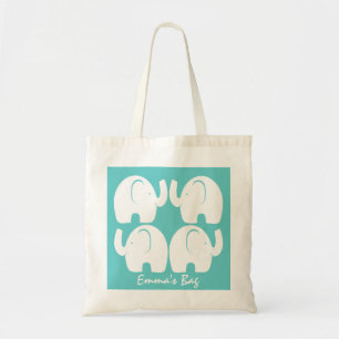Elephant Design Tote Bag
