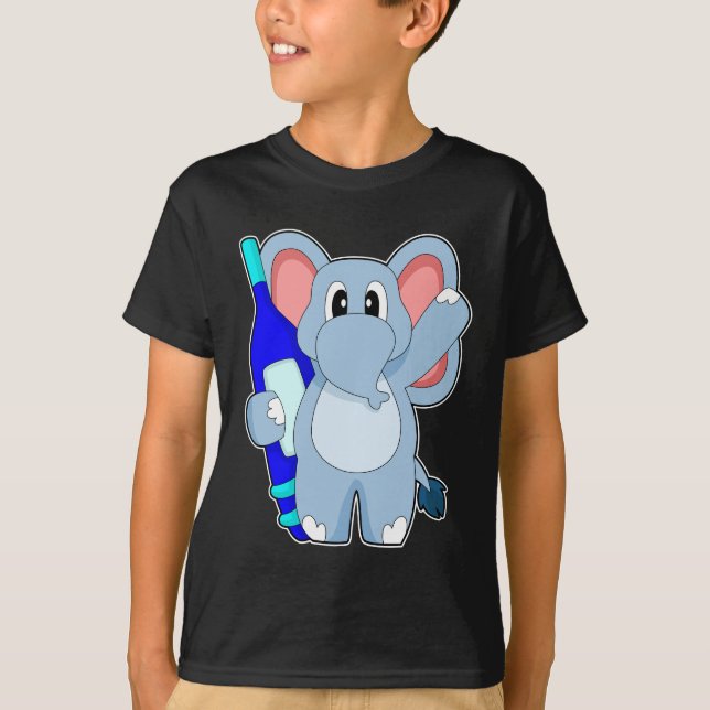Elephant Doctor Fever thermometer T-Shirt (Front)