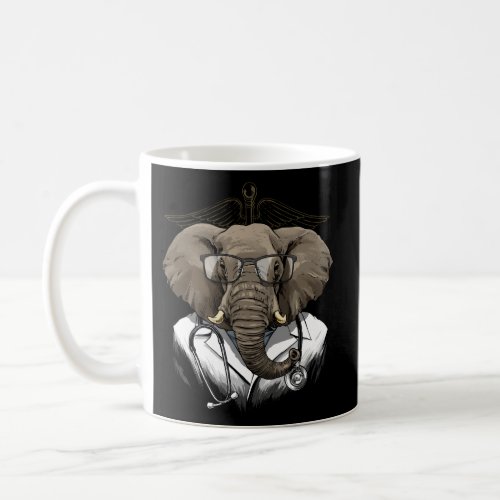 Elephant Doctor Vet Veterinarian Animal Coffee Mug