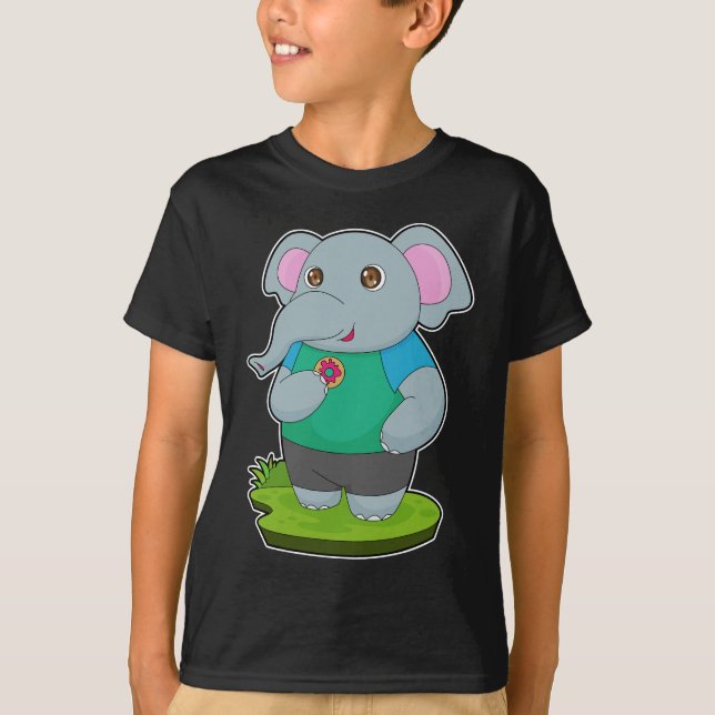 Elephant Donut T-Shirt (Front)