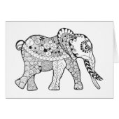 Elephant Doodle (Front Horizontal)