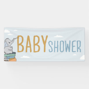 Elephant Draw Something Baby Shower Elephant Cute Banner