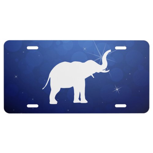 Elephant Drawings Pictogram License Plate
