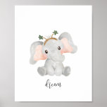Elephant Dream Nursery Poster