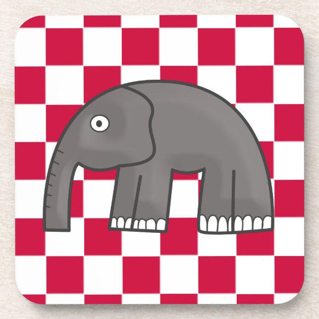 elephant drink coaster (Front)