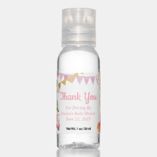 Elephant Drive By Baby Shower Favor Hand Sanitizer
