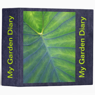 Elephant Ears - Colocasia 3 Ring Binder