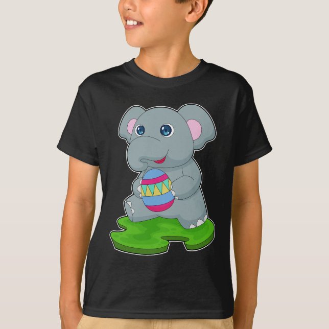 Elephant Easter Easter egg T-Shirt (Front)