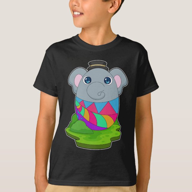 Elephant Easter Easter egg T-Shirt (Front)