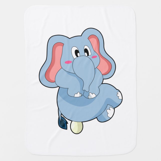 Elephant Egg Baby Blanket (Front)