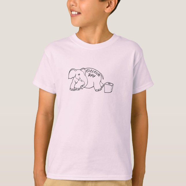 Elephant & Election Day - T-Shirt (Front)