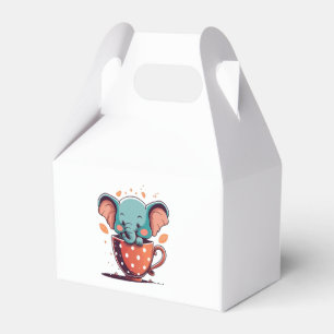 Elephant Elegance Favor Boxes
