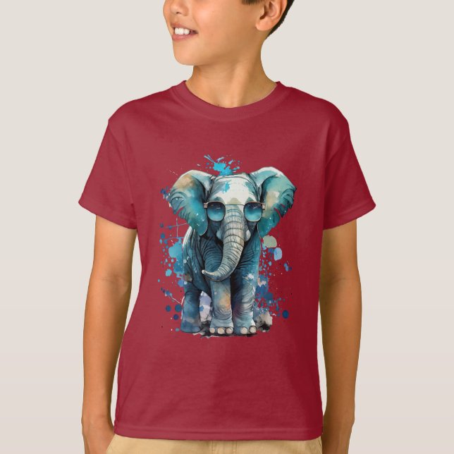 Elephant Elegance T-Shirt (Front)