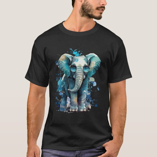 Elephant Elegance T-Shirt (Front)