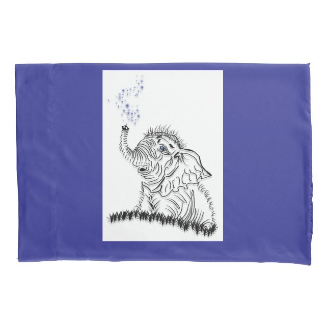 Elephant Energy Pillow Case (Front)