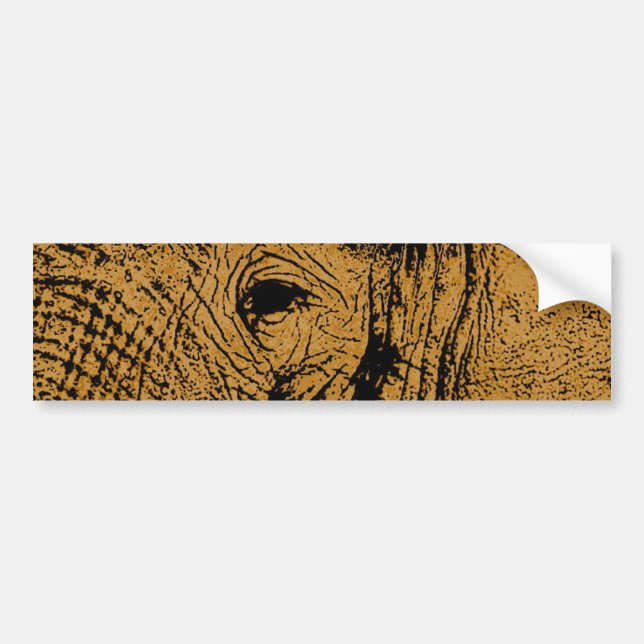 Elephant Eye Bumper Sticker (Front)