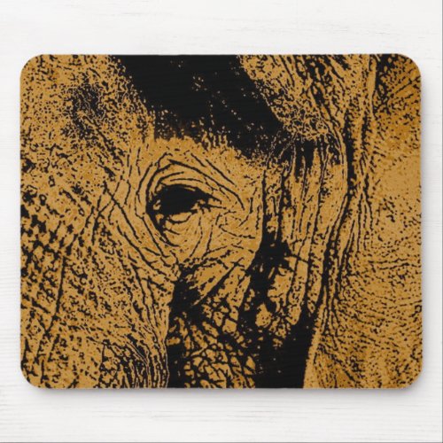 Elephant Eye Mouse Pad