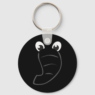 Elephant Face Cute Kids Halloween Costume Animal G Keychain