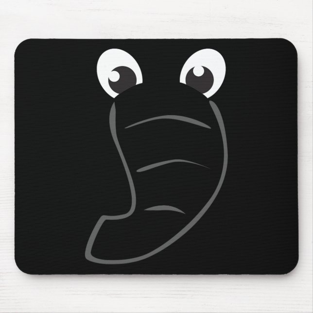 Elephant Face Cute Kids Halloween Costume Animal G Mouse Pad (Front)