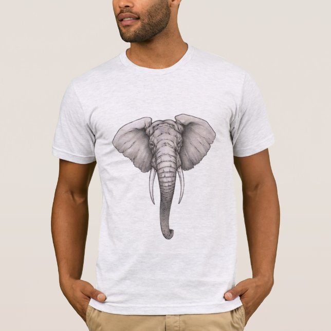 elephant face T-Shirt (Front)