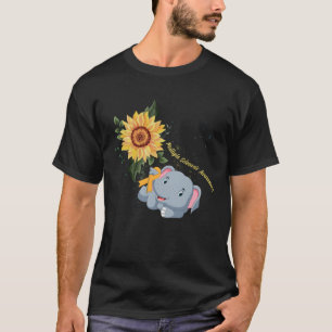 Elephant Faith Hope Fight Love Multiple Sclerosis T-Shirt