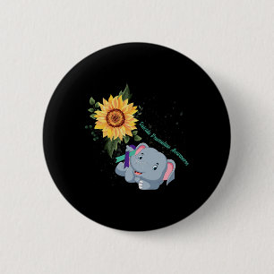 Elephant Faith Hope Fight Love Suicide Prevention Button