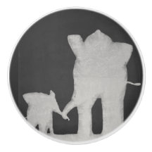 Elephant Family Chalkboard