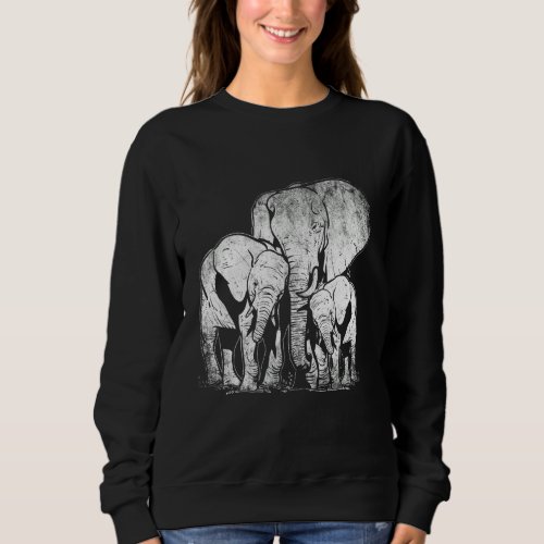 Elephant Family Elephant Sweatshirt