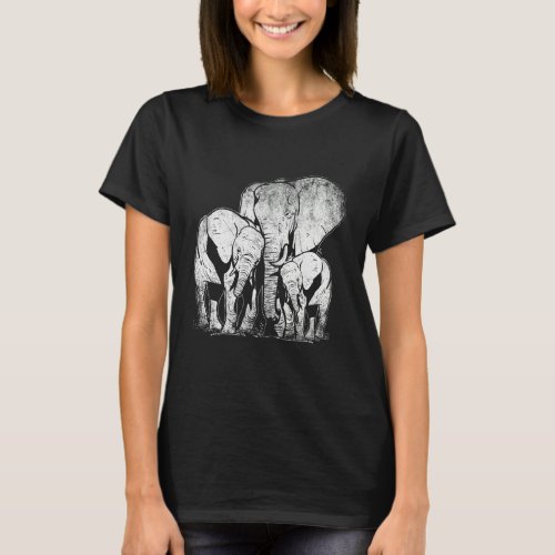 Elephant Family Elephant T_Shirt