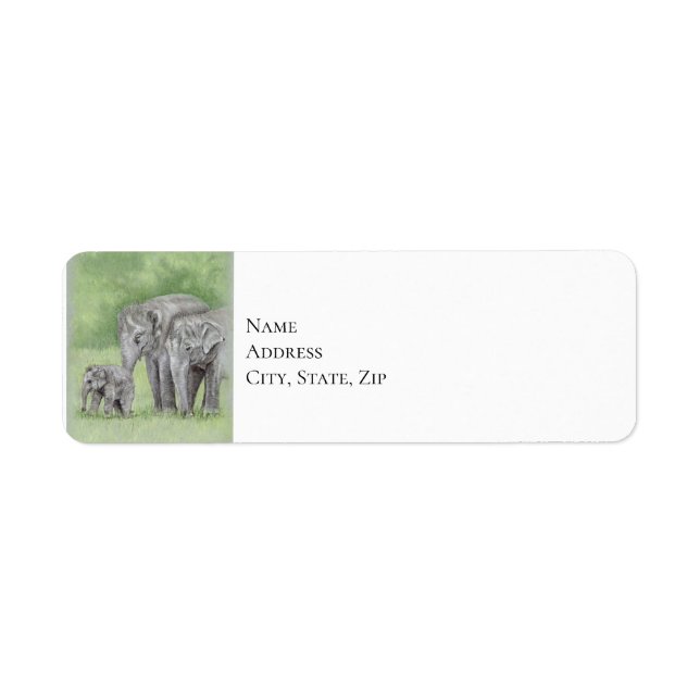 Elephant Family  Label (Front)