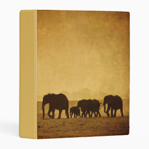 Elephant Family Mini Binder
