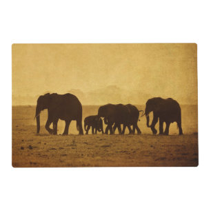 Elephant Family Placemat