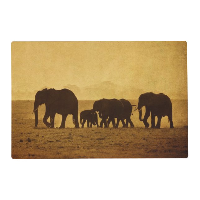 Elephant Family Placemat (Front)