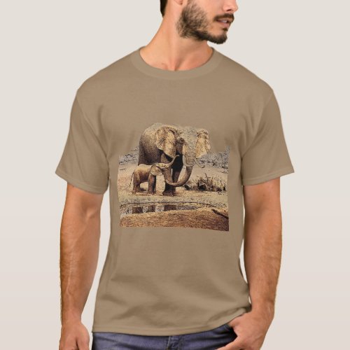 Elephant Family T_Shirt