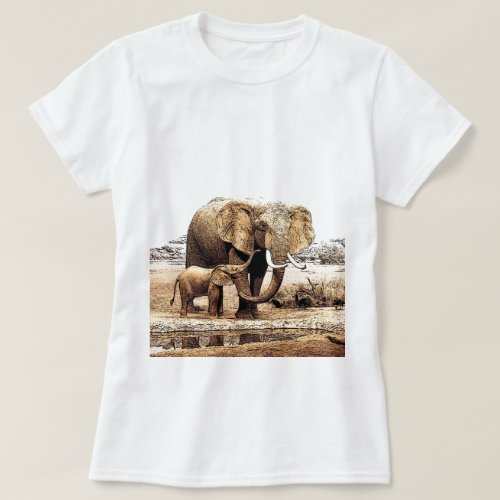 Elephant Family T_Shirt