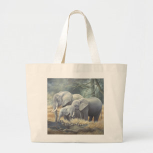 Elephant Family Tote