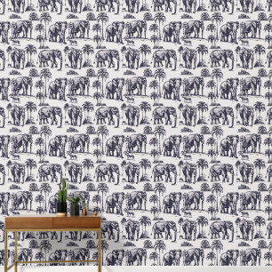 Elephant Family Wallpaper