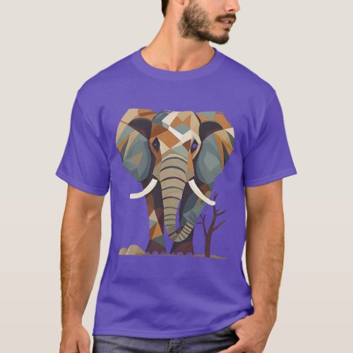 Elephant Fans_ Stylish Artistic Save The Elephants T_Shirt