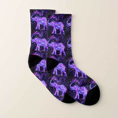 Elephant Flowers _ Spring Joy _ Painting Socks